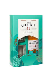 THE GLENLIVET 12 AÑOS 700CC+ 2 VASOS